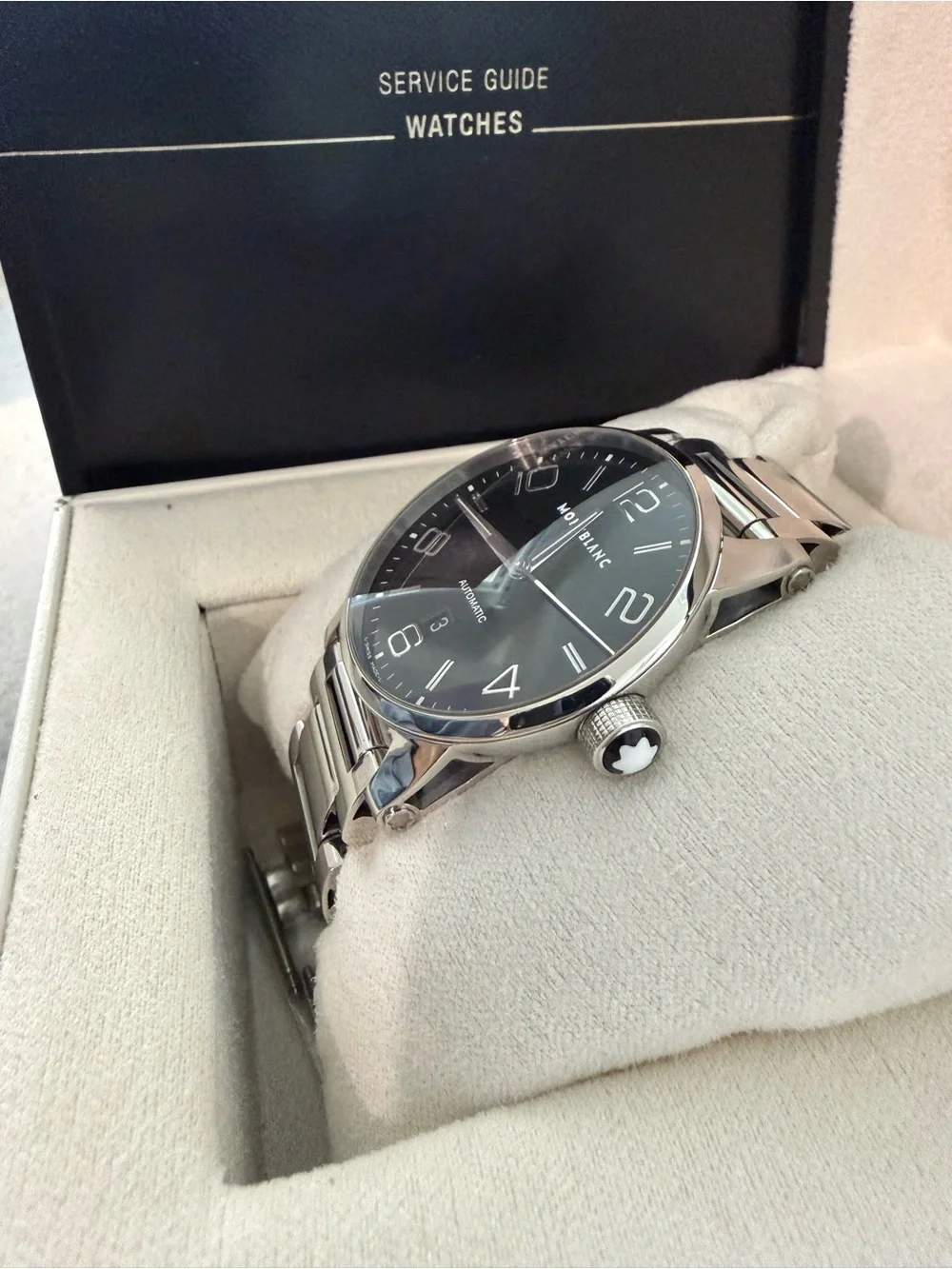 Montblanc TimeWalker 9672 Automatic 42mm Watch Box Papers Extra Links